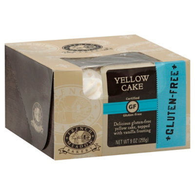 Cake Yellow 4 Inch Gluten Free - Each