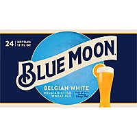 Blue Moon Belgian White Beer Craft Wheat 5.4% ABV Bottle - 24-12 Fl. Oz. - Image 6