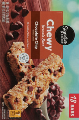 Signature SELECT Granola Bars Chewy Chocolate Chip - 18-0.84 Oz - Image 6