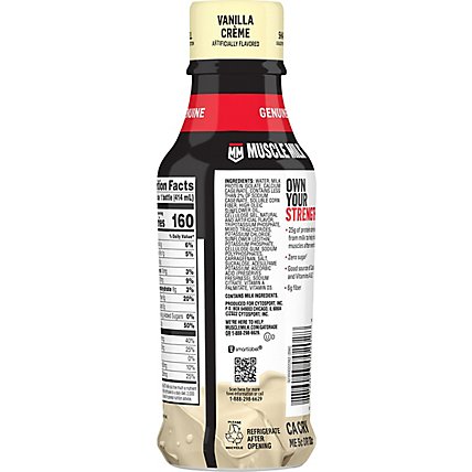 MUSCLE MILK Protein Shake Vanilla Creme - 14 Fl. Oz. - Image 6