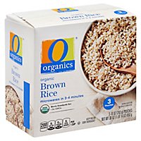 O Organics Organic Rice Brown - 3-10 Oz - Image 1