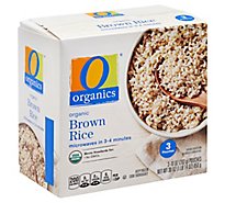 O Organics Organic Rice Brown - 3-10 Oz