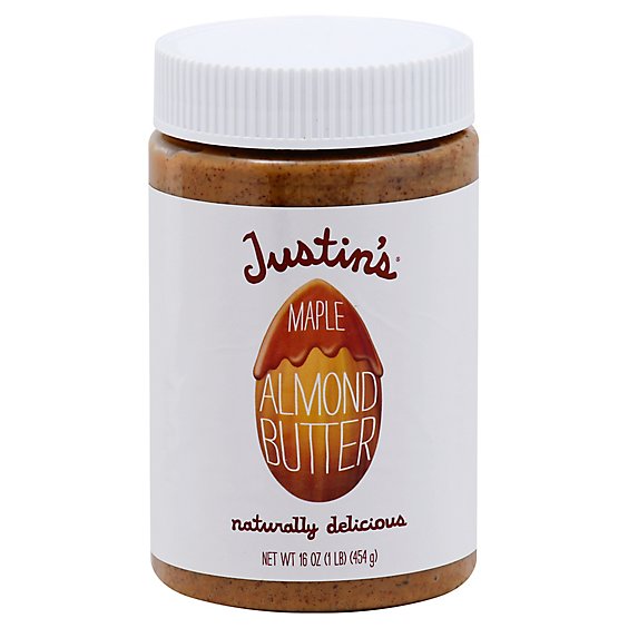 Justins Almond Butter Maple - 16 Oz