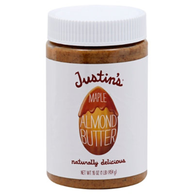 Justins Almond Butter Maple - 16 Oz