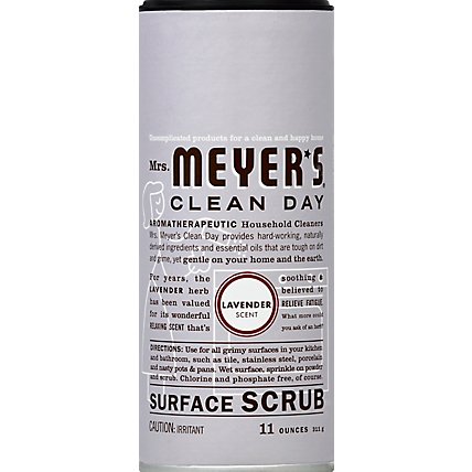 Mrs. Meyers Clean Day Surface Scrub Lavender Scent 11 ounce bottle