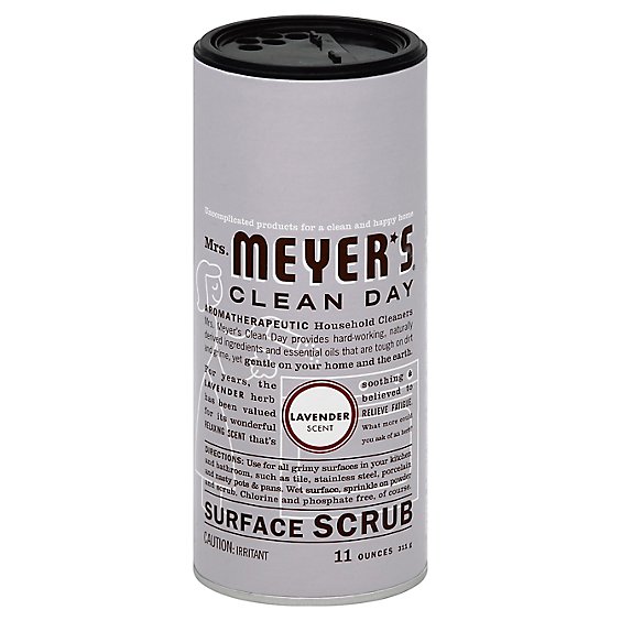 Mrs. Meyers Clean Day Surface Scrub Lavender Scent 11 ounce bottle