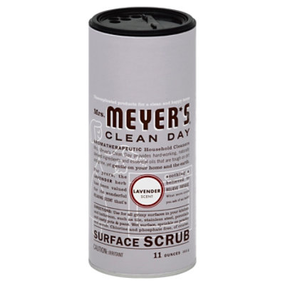 Mrs. Meyers Clean Day Surface Scrub Lavender Scent 11 ounce bottle