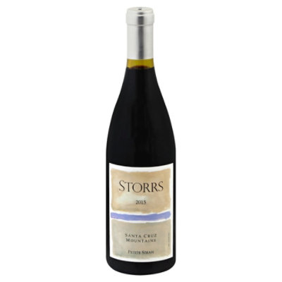 Storrs Winery Petite Syrah Wine - 750 Ml