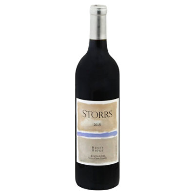 Storrs Rusty Ridge Zin Wine - 750 Ml