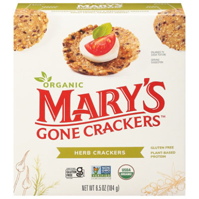Marys Gone Crackers Herb - 6.5 Oz - Image 1
