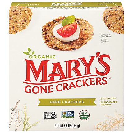 Marys Gone Crackers Herb - 6.5 Oz - Image 1