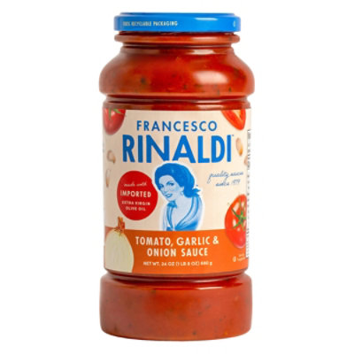 Francesco Rinaldi Pasta Sauce Chunky Tomato Garlic & Onion Jar - 24 Oz - Image 2