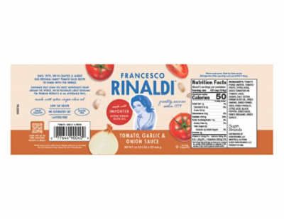 Francesco Rinaldi Pasta Sauce Chunky Tomato Garlic & Onion Jar - 24 Oz - Image 4