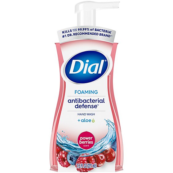 Dial Complete Power Berries Antibacterial Foaming Hand Wash - 7.5 Fl. Oz.