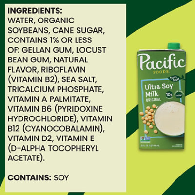 Pacific Foods Original Ultra Soy Milk - 32 Fl. Oz. - Image 5