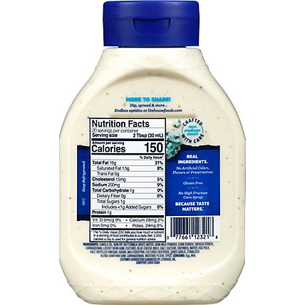 Litehouse Dressing & Dip Chunky Blue Cheese Family Size - 20 Oz - Image 6