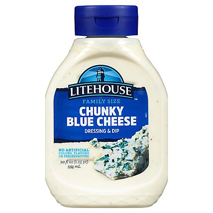 Litehouse Dressing & Dip Chunky Blue Cheese Family Size - 20 Oz - Image 1