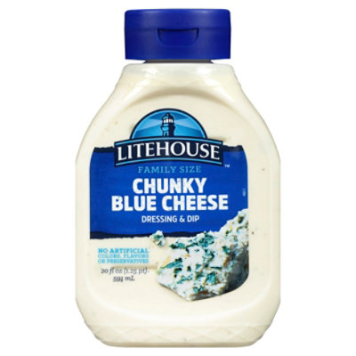 Litehouse Dressing & Dip Chunky Blue Cheese Family Size - 20 Oz