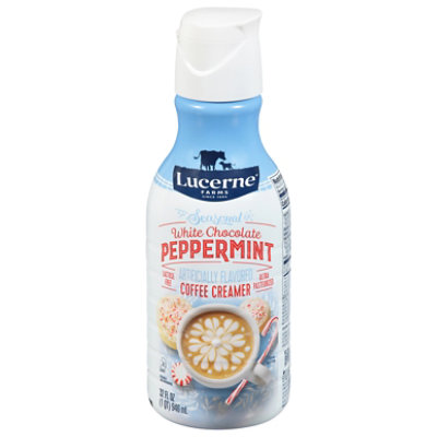 Lucerne Coffee Creamer Peppermint White Chocolate 1 Quart - 32 Fl. Oz. - Image 3