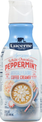 Lucerne Coffee Creamer Peppermint White Chocolate 1 Quart - 32 Fl. Oz. - Image 5