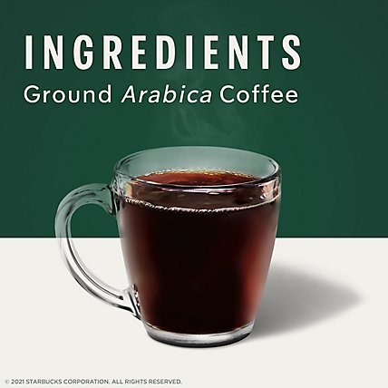 Starbucks Pike Place Roast 100% Arabica Medium Roast Ground Coffee Bag - 12 Oz - Image 4