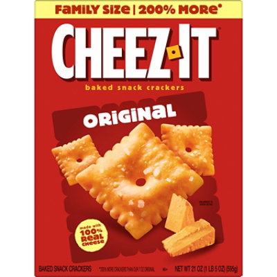 Cheez-It Cheese Crackers Baked Snack Original - 21 Oz - Image 8