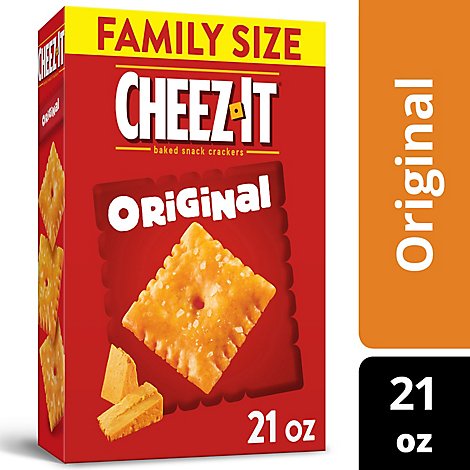 Cheez-It Cheese Crackers Baked Snack Original - 21 Oz