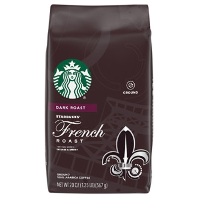 Starbucks French Roast 100% Arabica Dark Roast Ground Coffee Bag - 20 Oz - Image 3