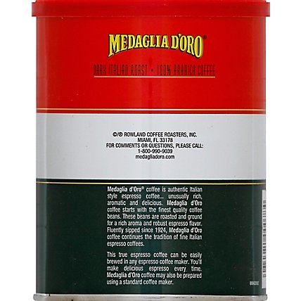 Medaglia D Oro Coffee Ground Italian Roast Espresso - 10 Oz - Image 3