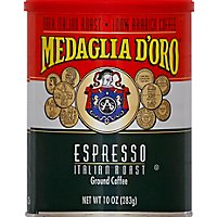 Medaglia D Oro Coffee Ground Italian Roast Espresso - 10 Oz - Image 2