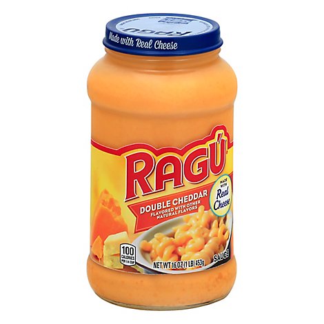 RAGU Cheese Creations Pasta Sauce Double Cheddar Jar - 16 Oz