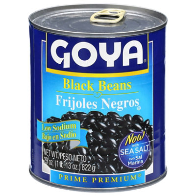 Goya Prime Premium Beans Black Low Sodium Can - 29 Oz - Image 2