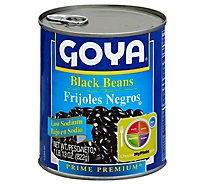 Goya Prime Premium Beans Black Low Sodium Can - 29 Oz