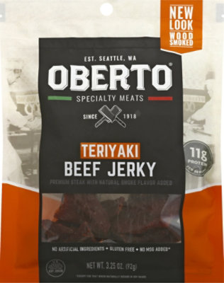Oberto Beef Jerky Teriyaki - 3.25 Oz - Image 2