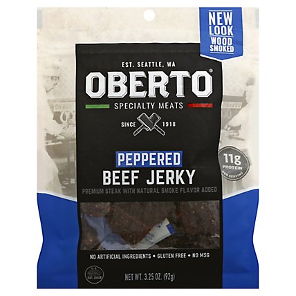 Oberto Beef Jerky Peppered - 3.25 Oz - Image 3