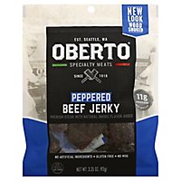 Oberto Beef Jerky Peppered - 3.25 Oz - Image 1