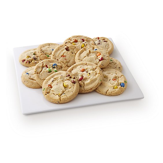 Fresh Baked Rainbow Chip Jumbo Cookies - 12 Count