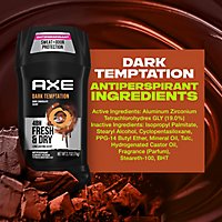 AXE Dry Antiperspirant Deodorant Stick Dark Temptation - 2.7 Oz - Image 5