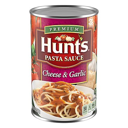 Hunts Pasta Sauce Cheese & Garlic Can - 24 Oz - Image 2