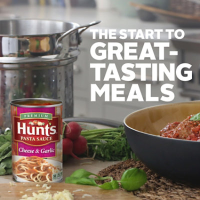 Hunt's Cheese & Garlic Pasta Sauce - 24 Oz - Image 2