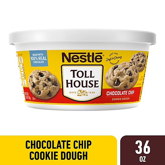 Nestle Toll House Chocolate Chip Cookie Dough - 36 Oz