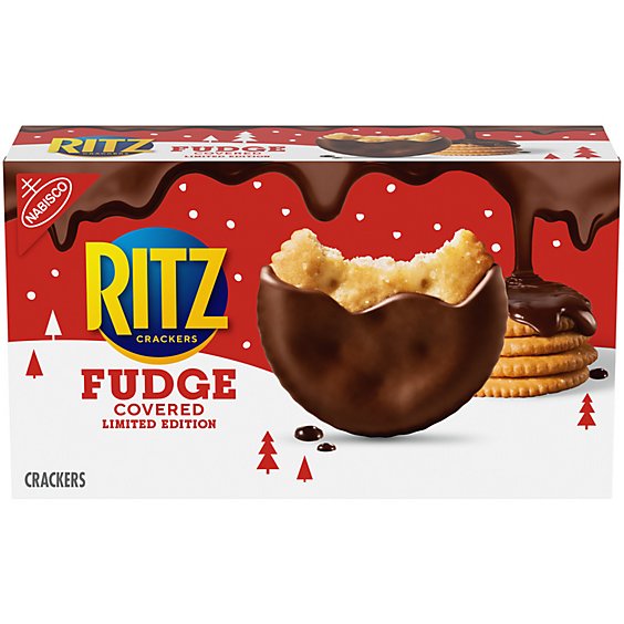 RITZ Fudge Covered Crackers Limited Edition Holiday - 7.5 Oz