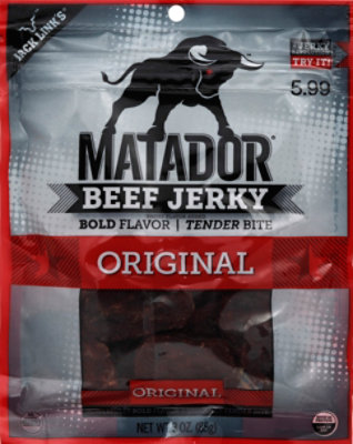 Matador Beef Jerky Original - 3 Oz - Image 2