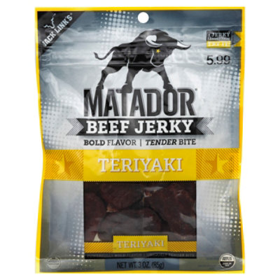 Matador Beef Jerky Teriyaki - 3 Oz