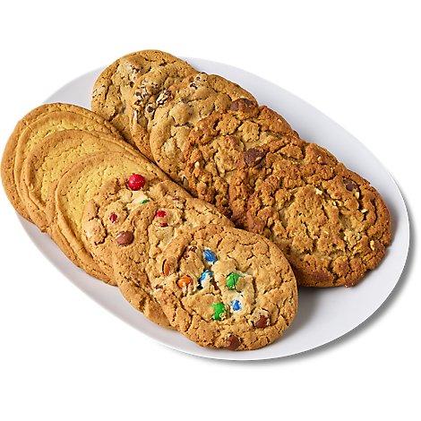 Fresh Baked Favorite Variety Jumbo Cookies - 12 Count