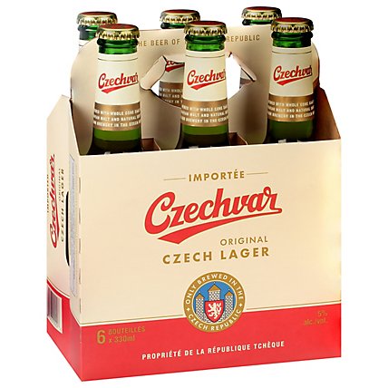 Czechvar Lager Bottle - 6-11.2 Fl. Oz. - Image 1