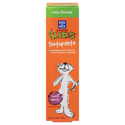 Kiss My Face Kids Toothpaste With Fluoride - 4 Oz - Image 3