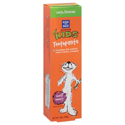Kiss My Face Kids Toothpaste With Fluoride 4 Oz Safeway