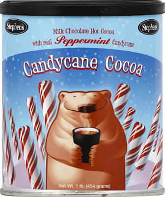 Stephens Cocoa Hot Milk Chocolate With Peppermint Candycane - 16 Oz - Image 1