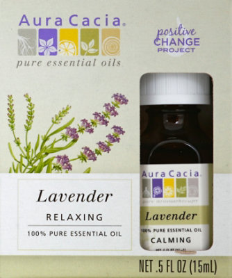 Aura Cacia Pure Aromatherapy Lavender - 0.5 Fl. Oz. - Image 2